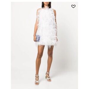 Cult Gaia Shannan Feather Dress